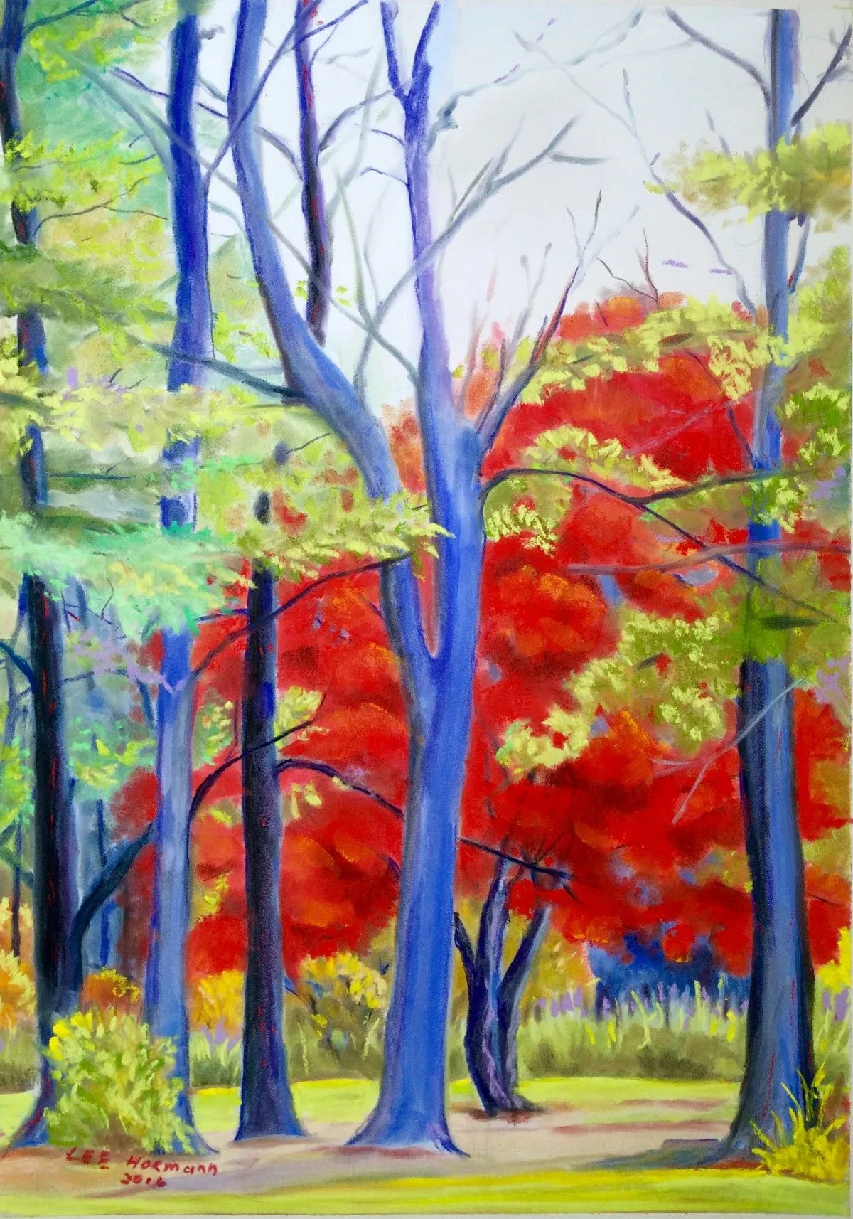 Flaming Tree, œuvre de Lee Hoemann