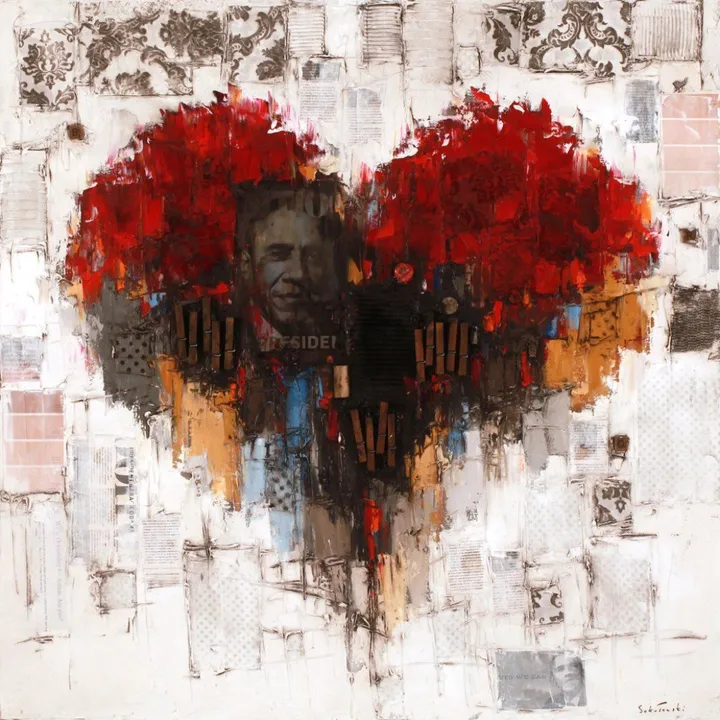 Love and Peace No 19, œuvre de Dominik Sokolowski