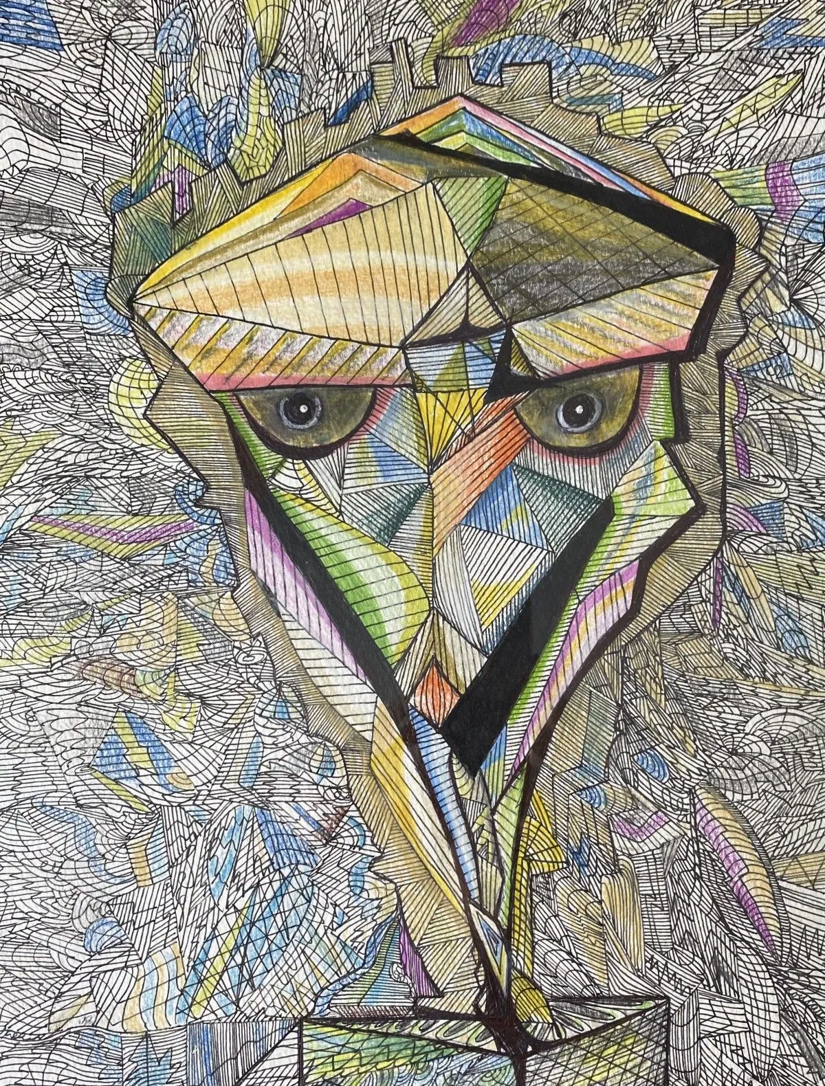 Masque No2, artwork by Denis Roucau