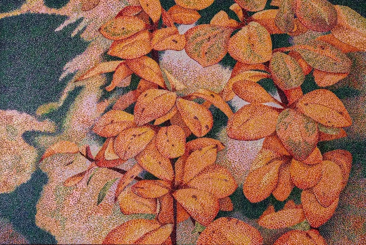 au jardin, artwork by andre rollet