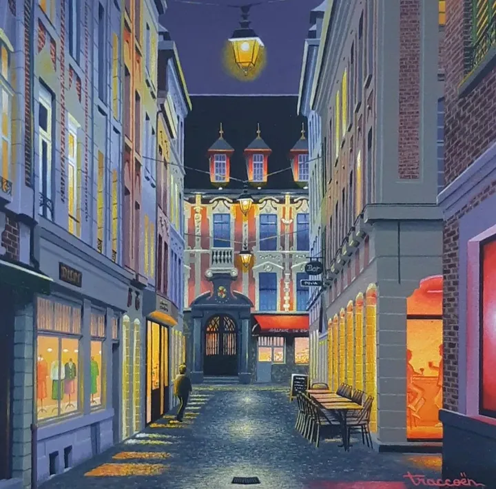 Rue des Trois Couronnes - Lille, artwork by Thierry Traccoën