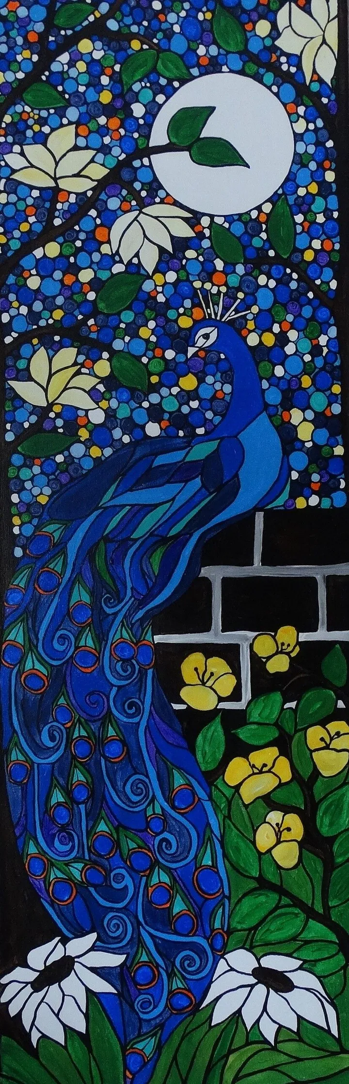 Pretty Peacock, œuvre de Rachel Olynuk