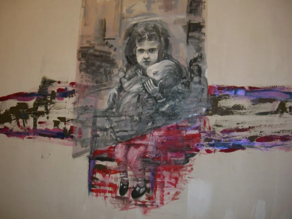 La poupée, artwork by Benjamaa Moncef