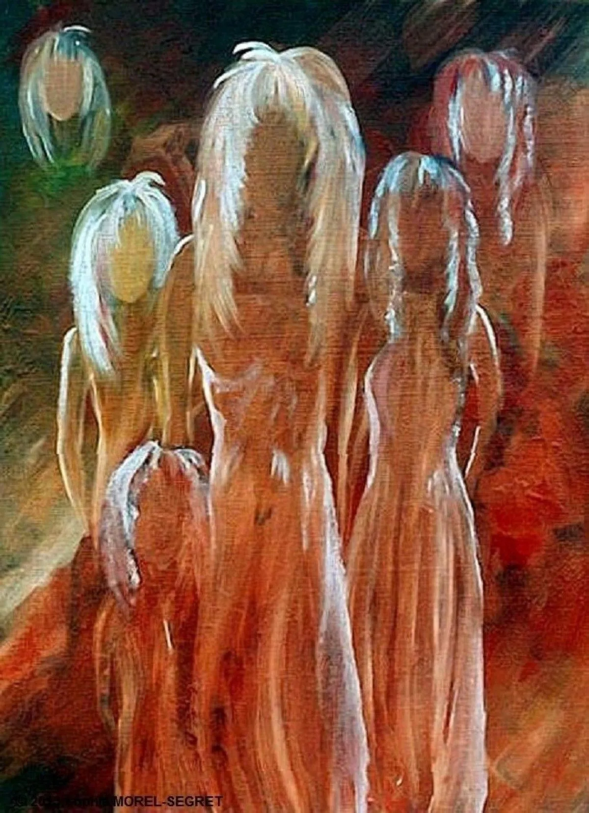 Ombres de femmes, œuvre de sophie MOREL-SEGRET