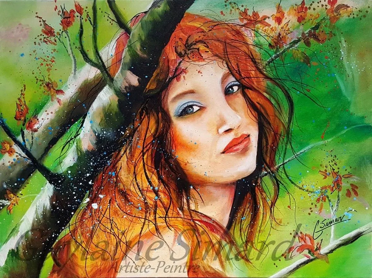 Temps d'automne (Fall time), artwork by Guylaine Simard
