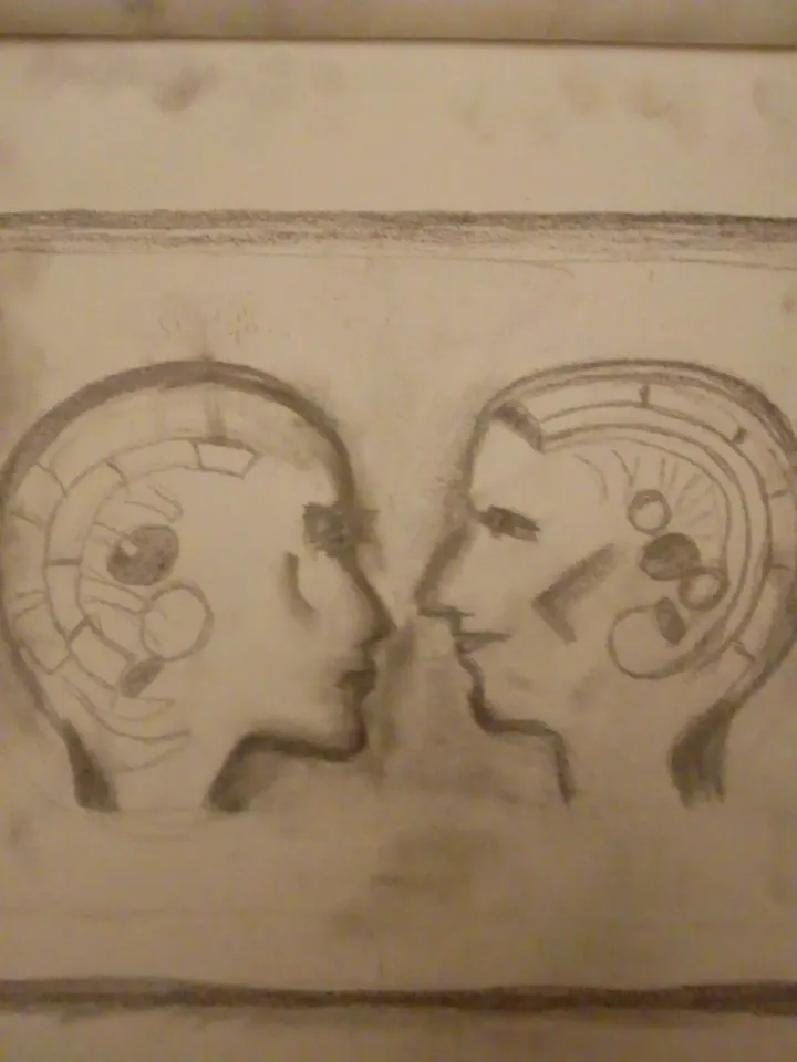 they found each other in the new space, œuvre de Mile Vilotijevic