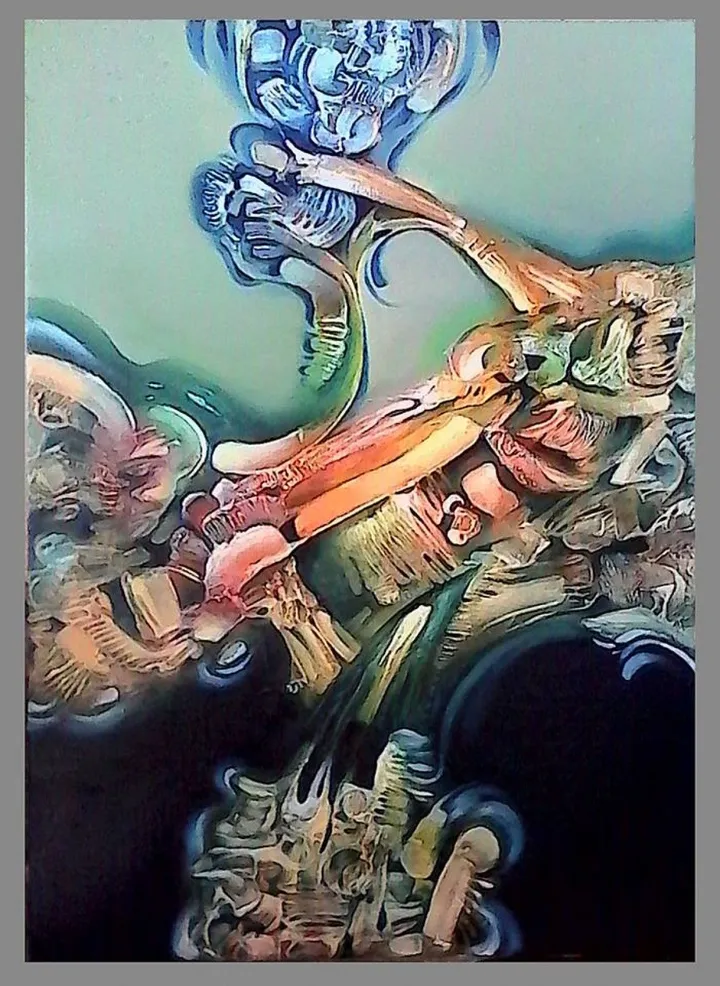 „PULSE IN THE MARINE DEPTHS”, œuvre de Tome Maneski