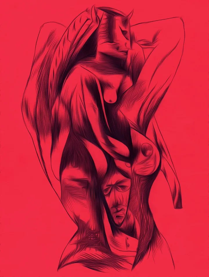 IIII---, artwork by Laura H