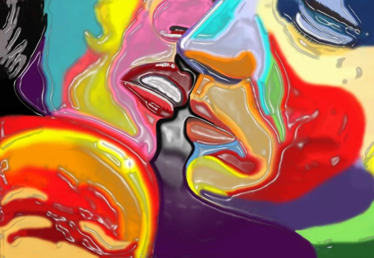 El Beso, artwork by Hugo Bolano