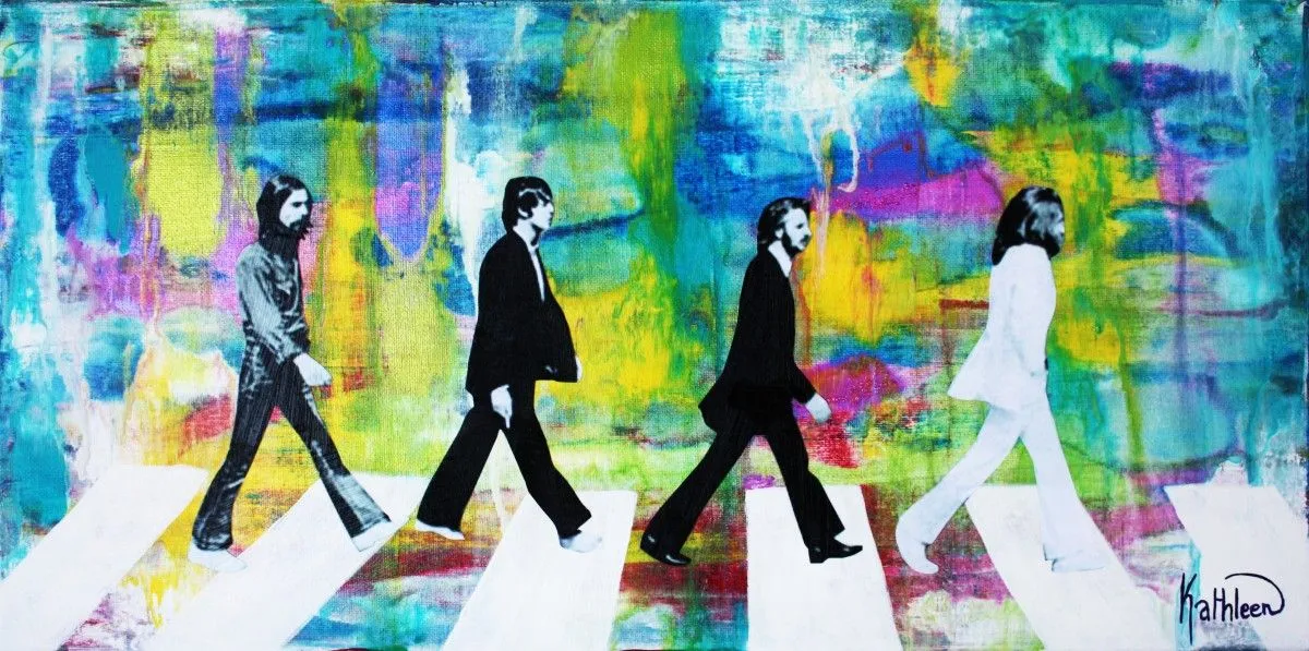 THE BEATLES, artwork by Kathleen Artist PRO