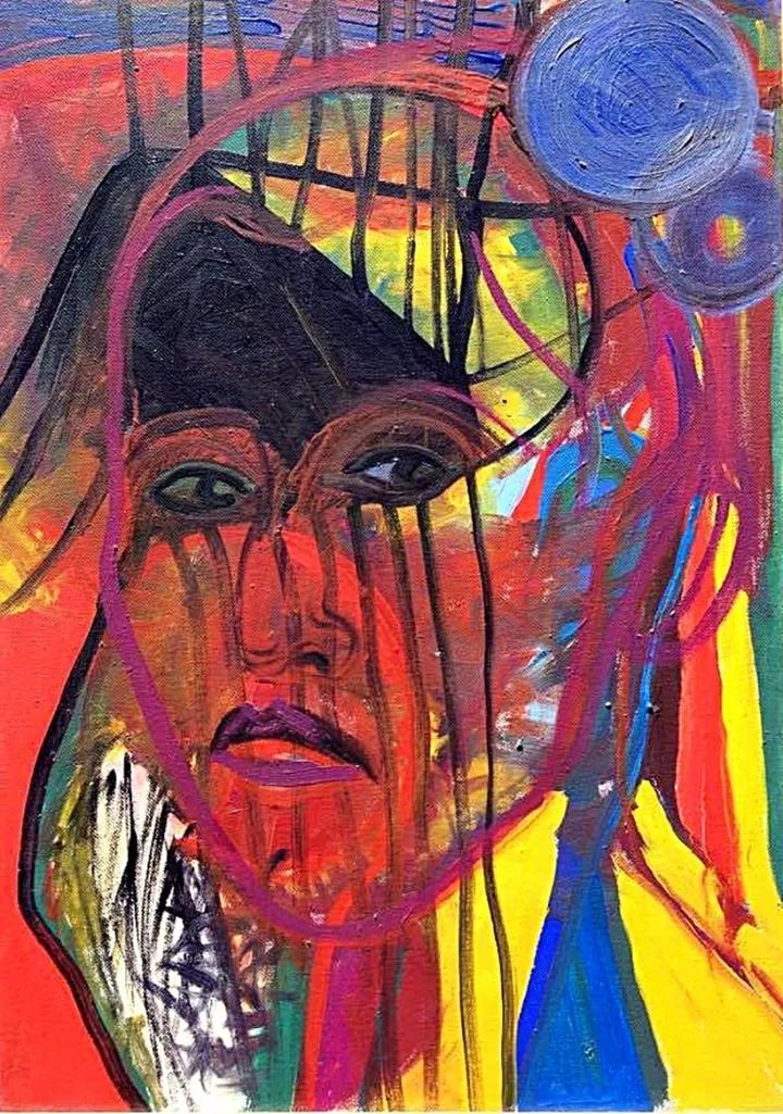 Sometimes Inanna (self-portrait), artwork by Zazulete Anuca Romanta Ion