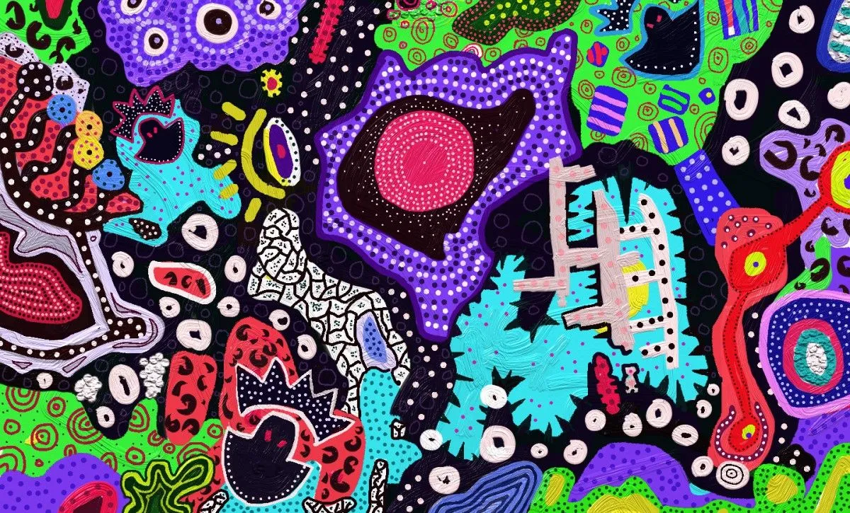 Macrocosm, artwork by Barry Messer