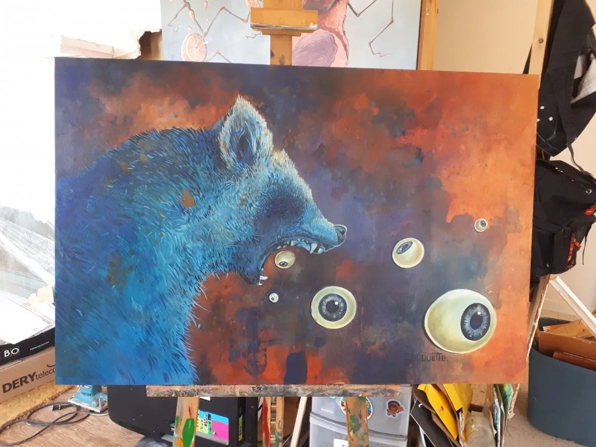 Doux rhume, artwork by Laurianne Choquette