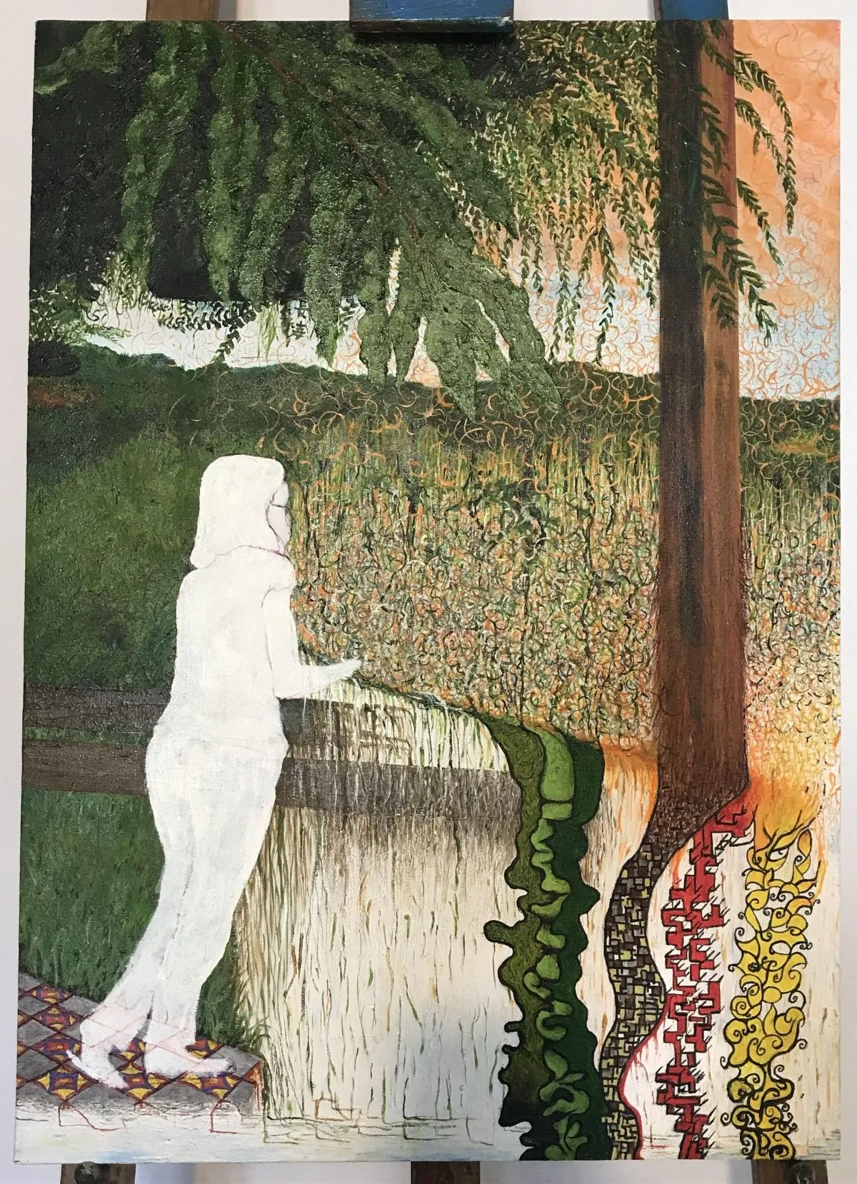 Connect to the top of the "Gravidade" Canvas., œuvre de Keller Rubens
