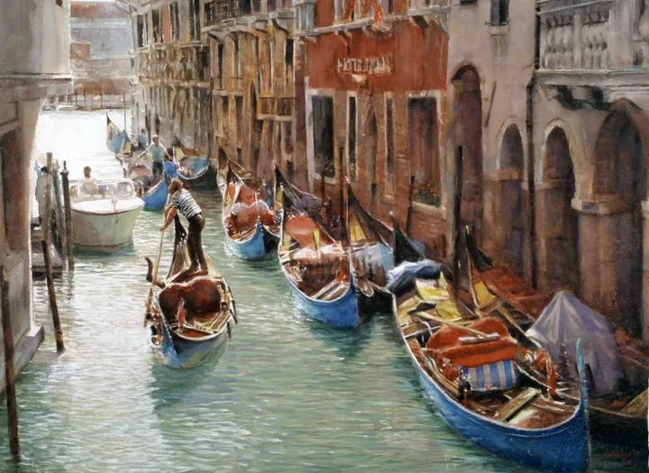 Waterway, artwork by Misure Nien
