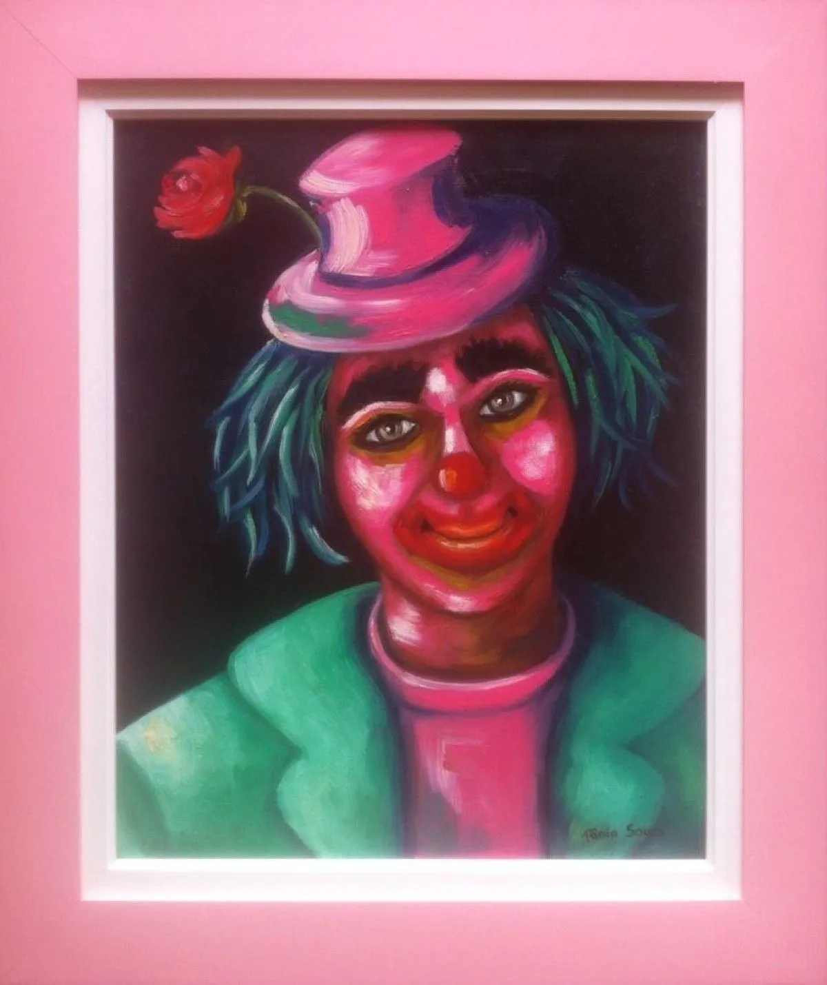 Mulatto clown, œuvre de Tânia Maria de Souza