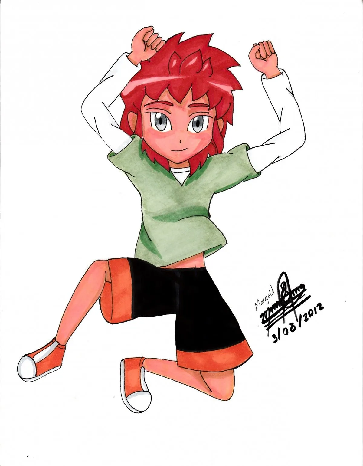 First design of Kasai OC, artwork by Margold Reina