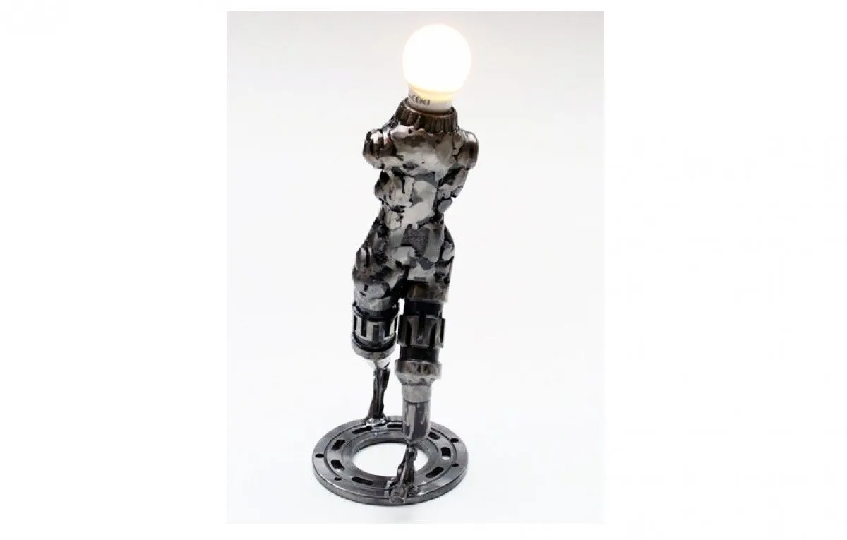 Robot metal art sculpture, artwork by Dendrinos gIANNIS