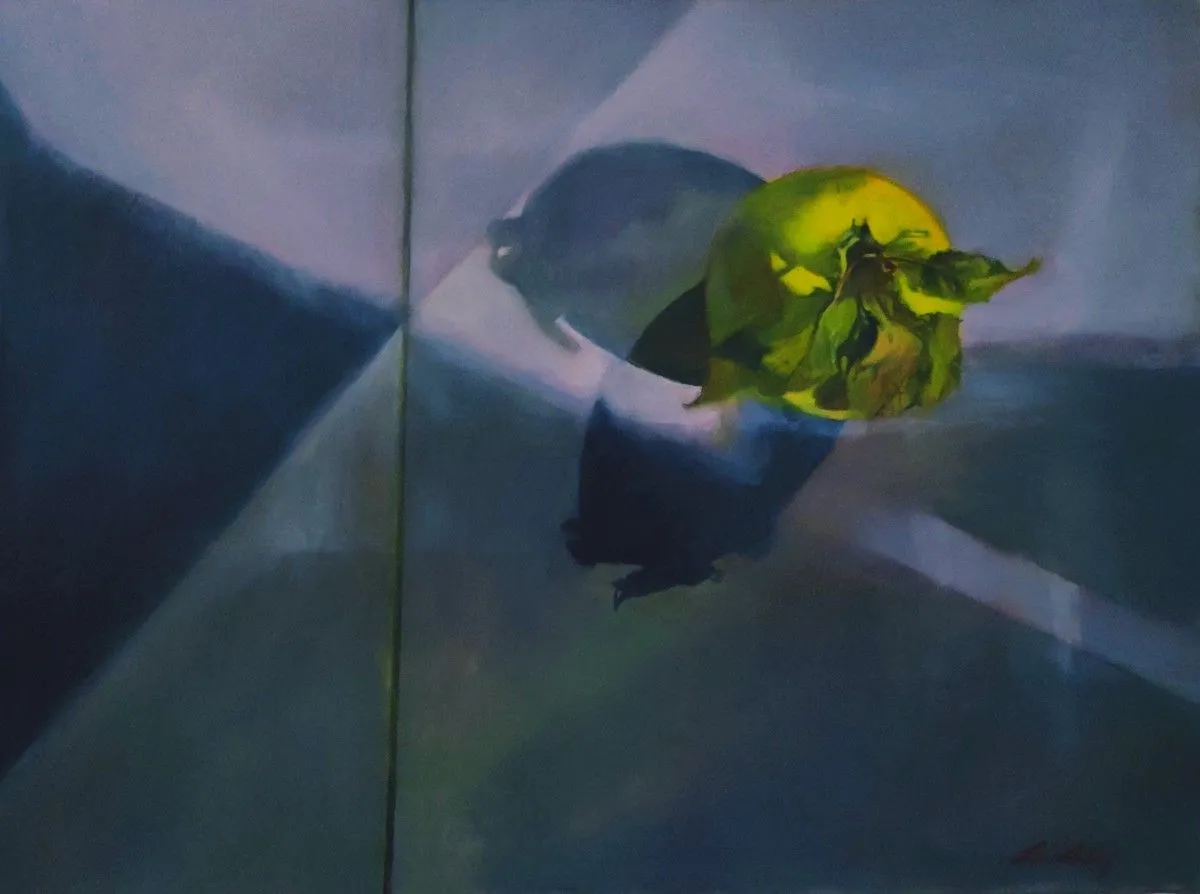 Green apple, œuvre de Lea Laboy