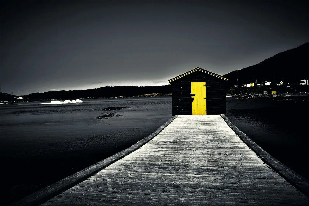 The Yellow Door, artwork by Greg Bolger