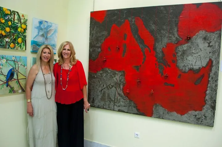 Mediterranean in red, œuvre de Christina Lina