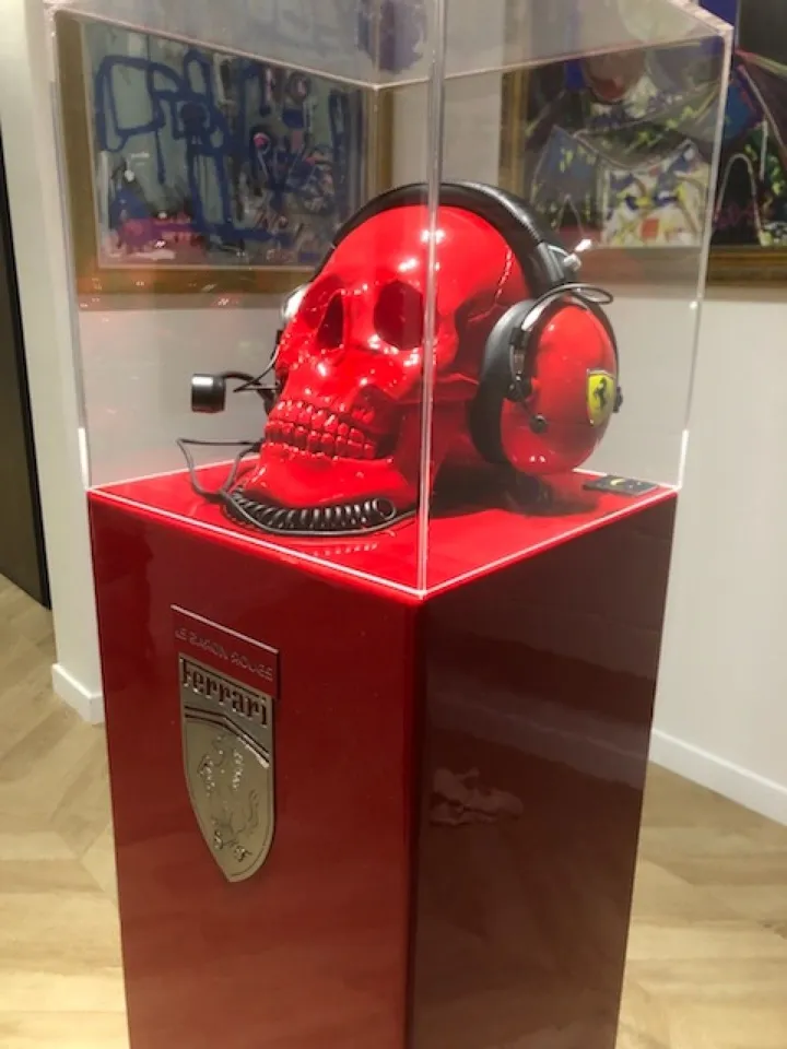 Le Baron Rouge, œuvre de christophe Capocci