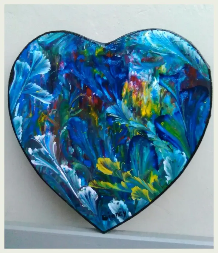 POUR MAMAN, artwork by Brigitte Lambert