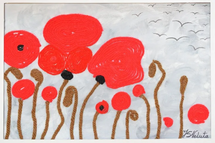 Flowers of poppies, œuvre de Neluta Staicut