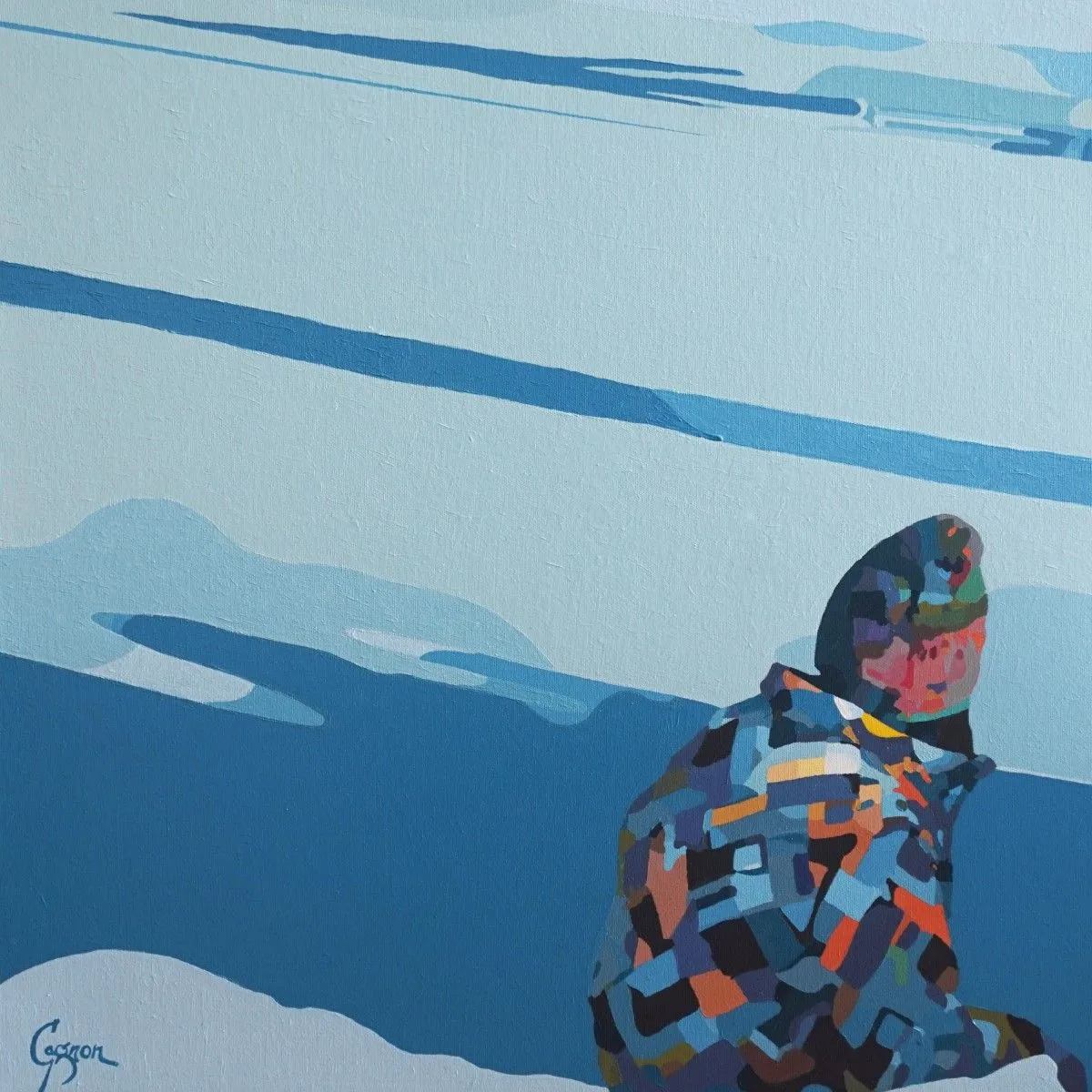 Le silence, artwork by Lynda Gagnon