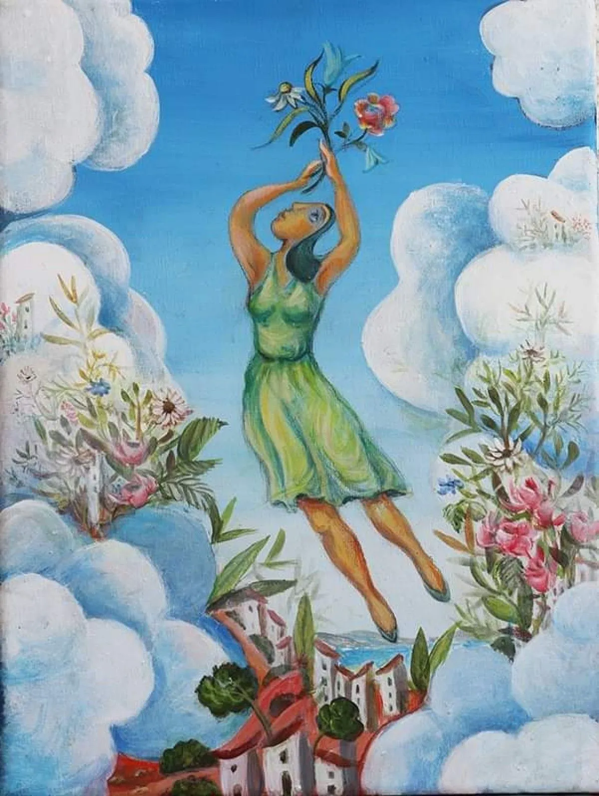 Among the clouds, œuvre de Marianna Trian