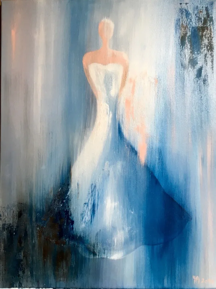 La Dame blanche, artwork by Françoise AUGUSTINE