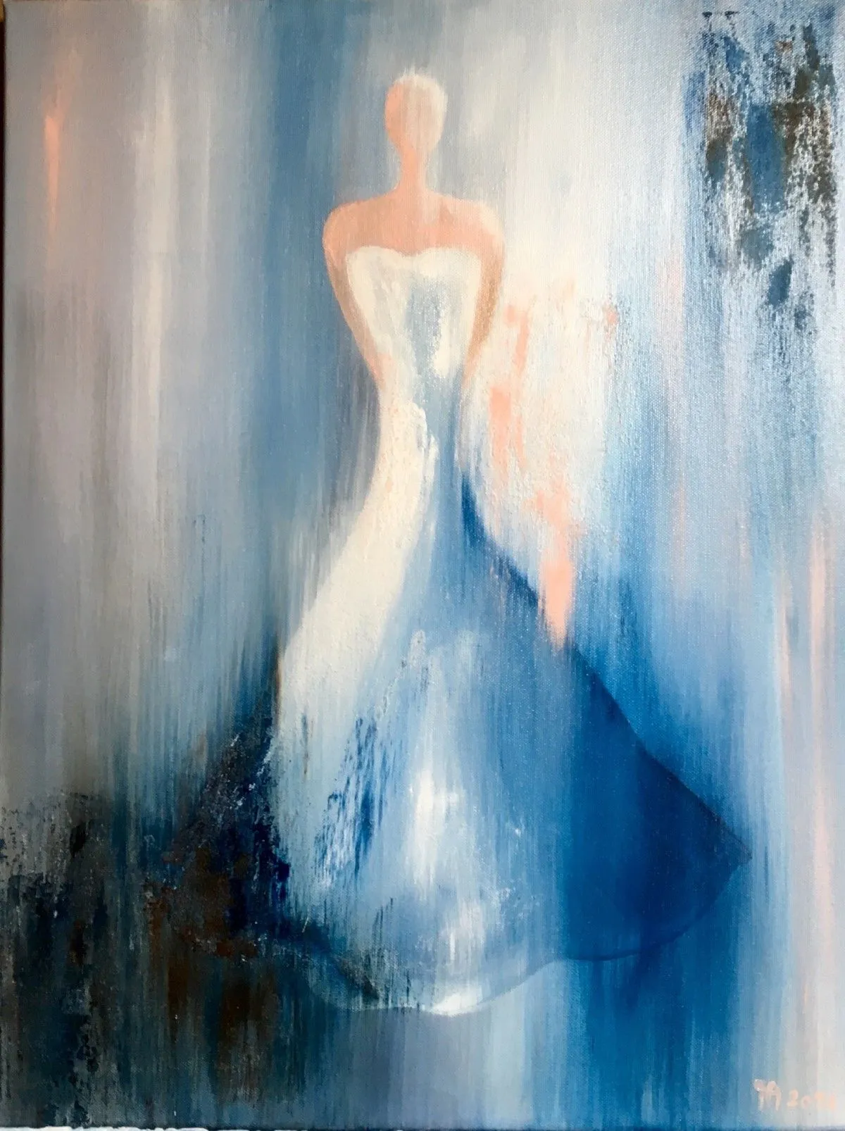 La Dame blanche, artwork by Françoise AUGUSTINE