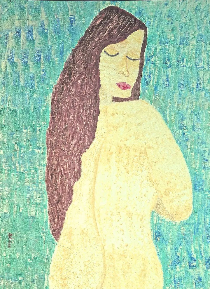 Woman And The Wall, artwork by Ali AlEzzi