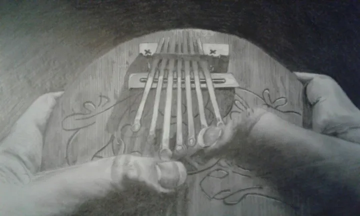 musical hands, artwork by TERESA GUTHRIE