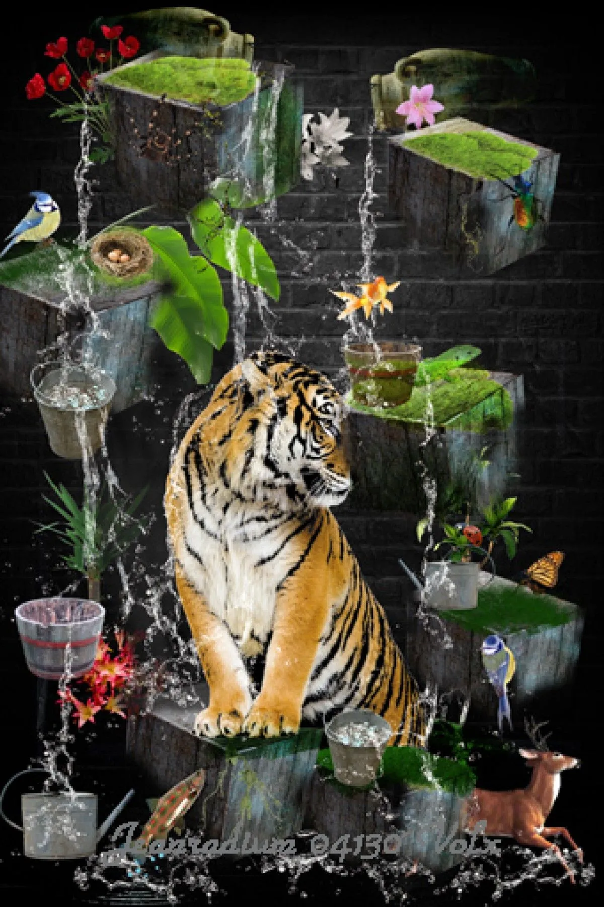 Jardin imaginaire, artwork by Jean Radium