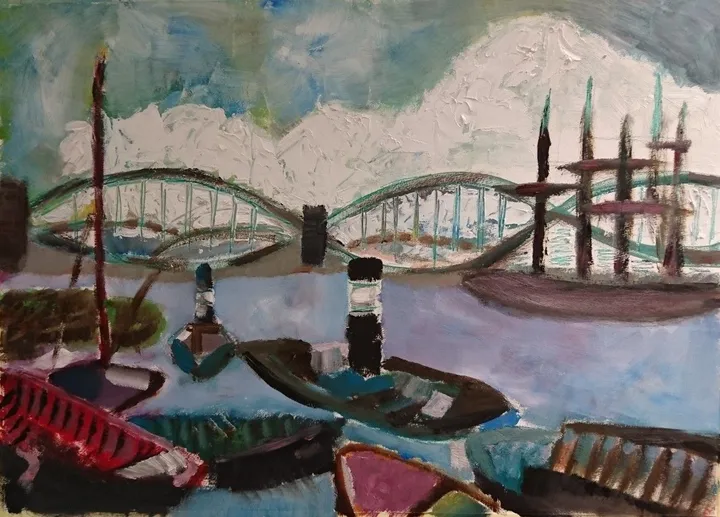 Elbe III, œuvre de Kenneth Friend
