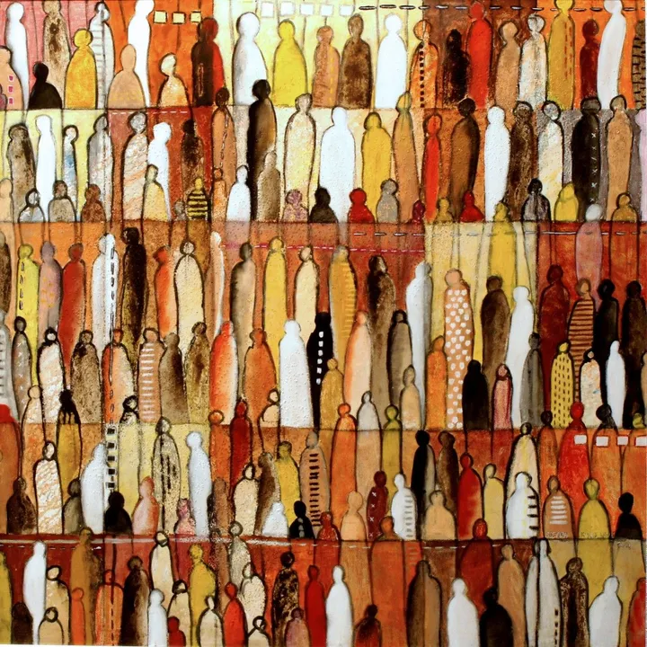 the wall, œuvre de Adjara Leye