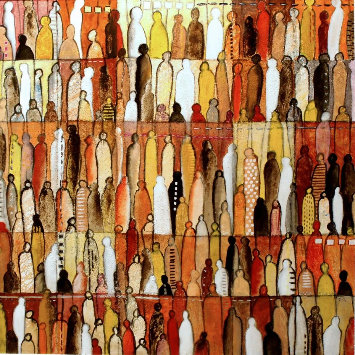 the wall, artwork by Adjara Leye