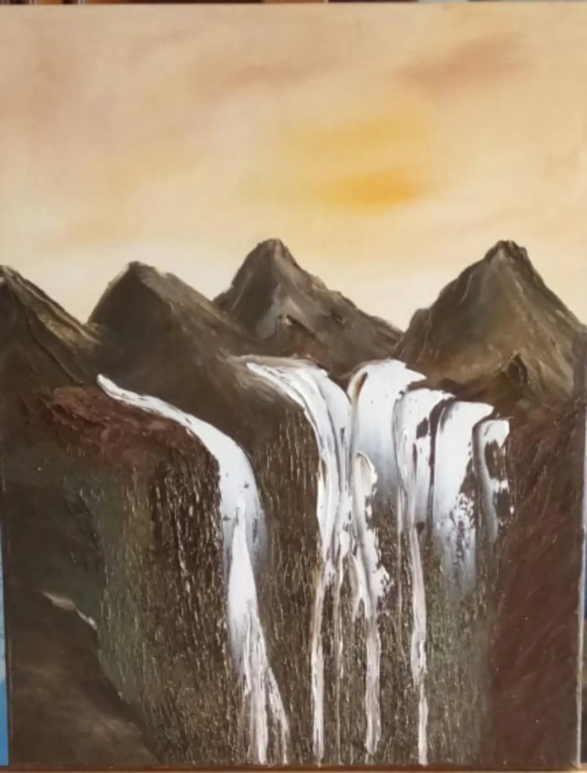 Série : Au fil de l'eau / Cascade 4, artwork by Viviane RINCK