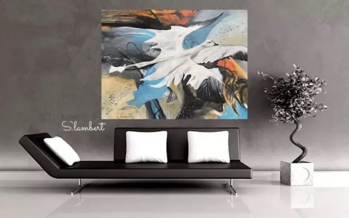 L’envol, artwork by sylvie lambert