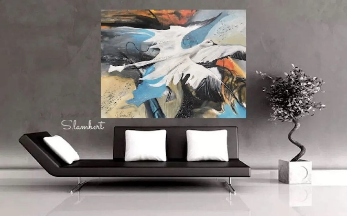L’envol, artwork by sylvie lambert