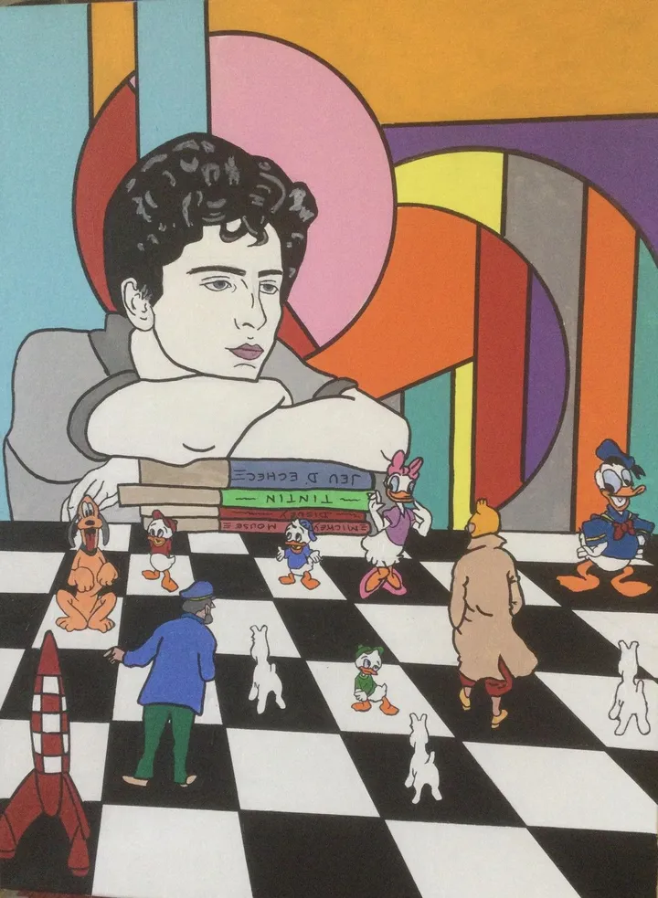 Échec et mat, artwork by Annie Cottin