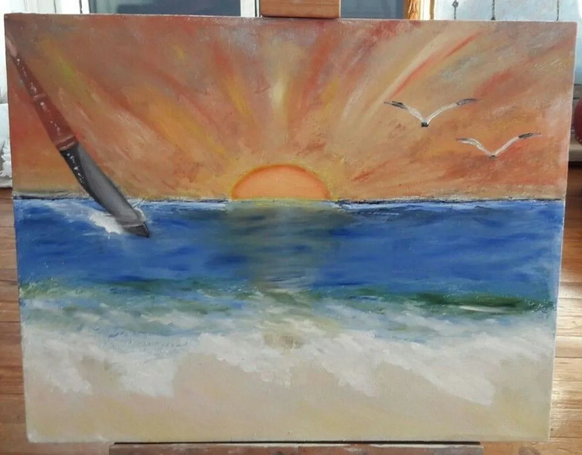 marine regatta, œuvre de Stankevicaite .