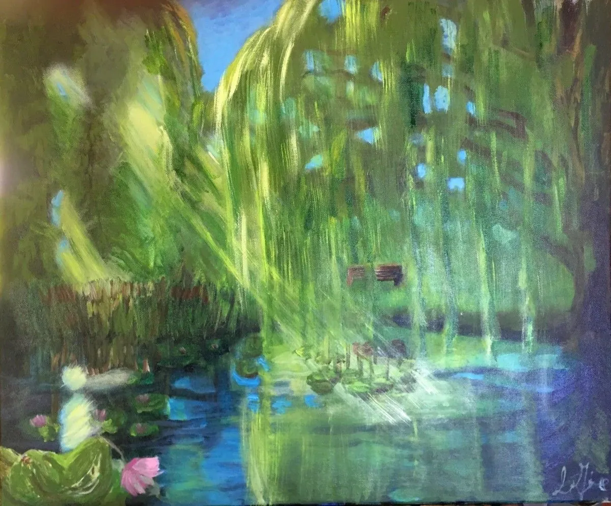 Pause au Parc Marie Victorin, artwork by Sophie Fournier