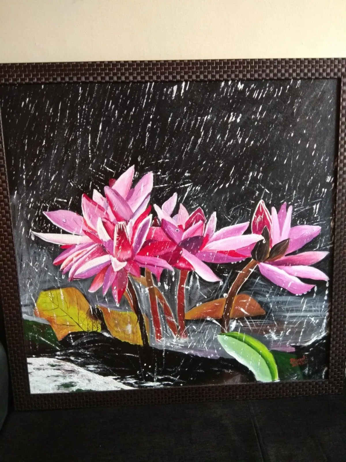 Evening glory, artwork by Bharati Bharati