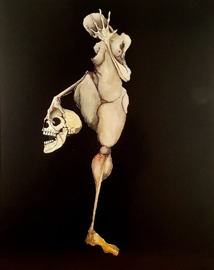 Vénus au crâne, artwork by Dominique Laude