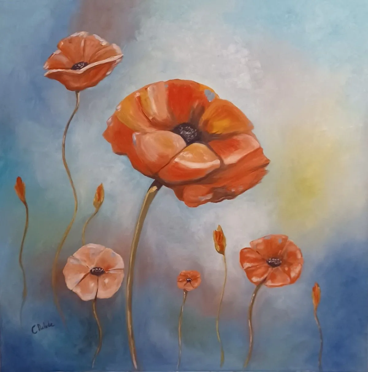 Coquelicot, artwork by Chantal Dulude