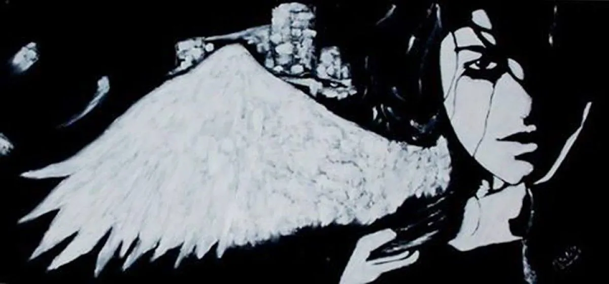 SADNESS ANGEL, artwork by sadek boudiar