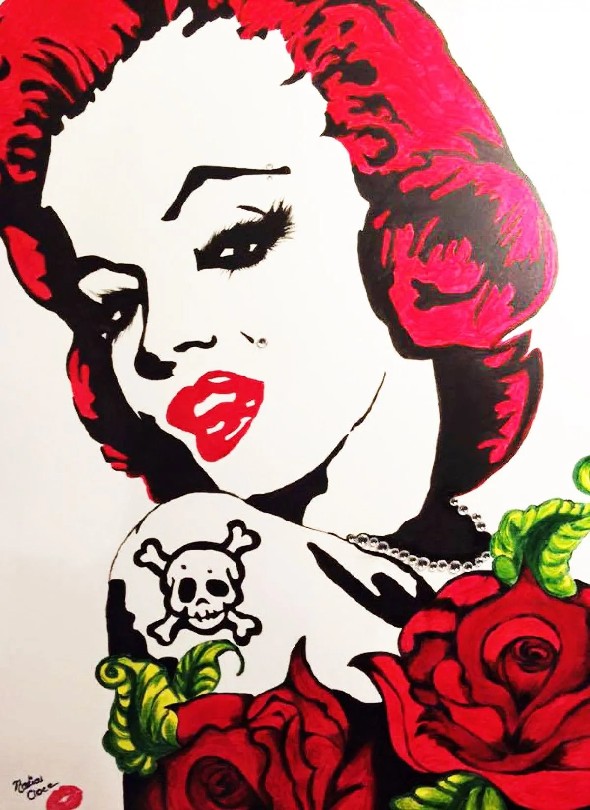 Maryline Monroe, œuvre de Nadia Cioce