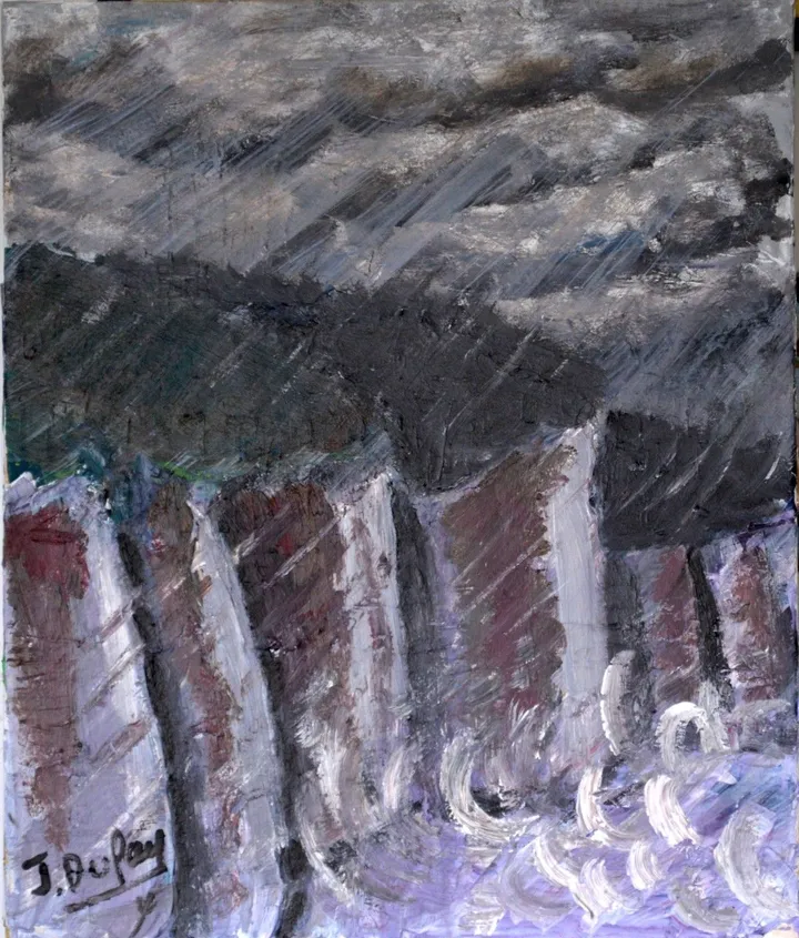 Bourrasque, artwork by Jérôme Dufay